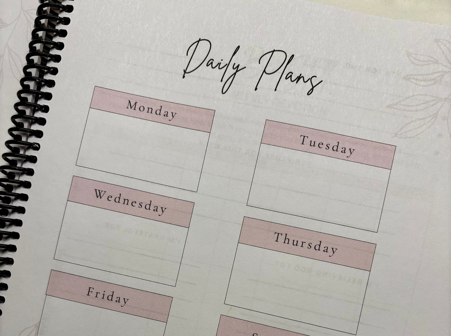 Faith + Life Daily/Weekly/Monthly Planner - 6 Month, Undated