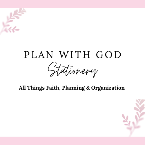 Plan With God Stationery